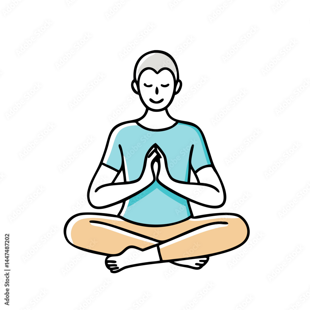 meditation pose icon, meditation pose vector illustration-simple illustration of meditation pose, perfect for meditation pose logos and icons meditation pose icon, meditation pose vector illustration-simple illustration of meditation pose, perfect for meditation pose logos and icons