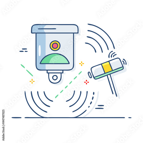 motion sensors icon, motion sensors vector illustration-simple illustration of motion sensors, perfect for motion sensors logos and icons