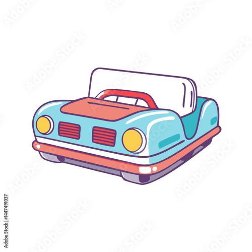 retro bumper icon, retro bumper vector illustration-simple illustration of retro bumper, perfect for retro bumper logos and icons
