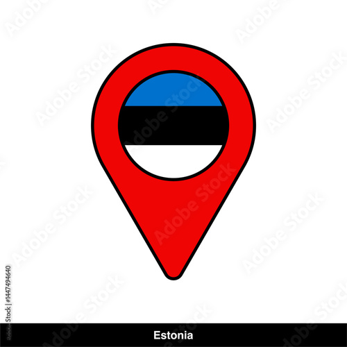 Estonia country location icon isolated on transparent background Free Download Estonia country location icon isolated on transparent background - GFXLoad