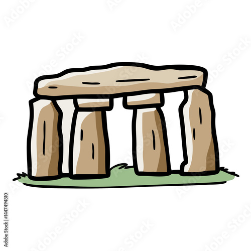 stonehenge icon, stonehenge vector illustration-simple illustration of stonehenge, perfect for stonehenge logos and icons