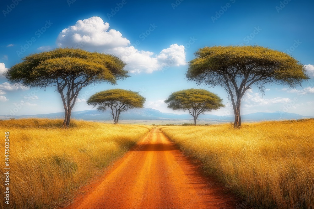Serene African savanna landscape (1) Serene African savanna landscape (1)