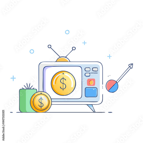 Television Advertising and Financial Growth Revenue Increase Media Marketing Profits