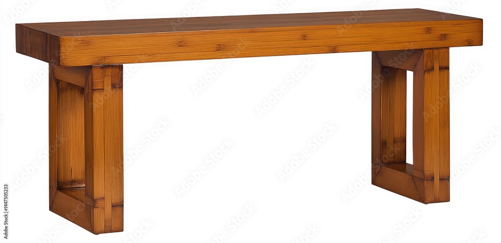 Simple Wooden Bench (1) Simple Wooden Bench (1)