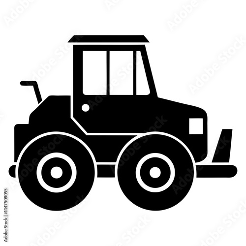 Find road roller construction equipment heavy machinery vehicle asphalt compactor for building and paving projects isolated on transparent background