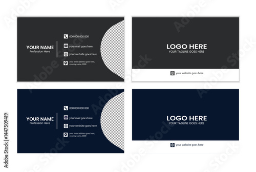 
Business card design 2 template Modern and simple business card design Clean professional Simple design Vactor business card template. 
