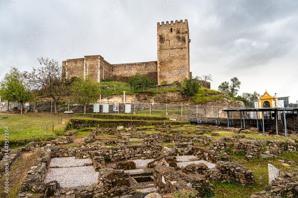 Mertola Castle in Alentejo, Portugal was one of the most impregnable fortresses in the Occidental Iberia.