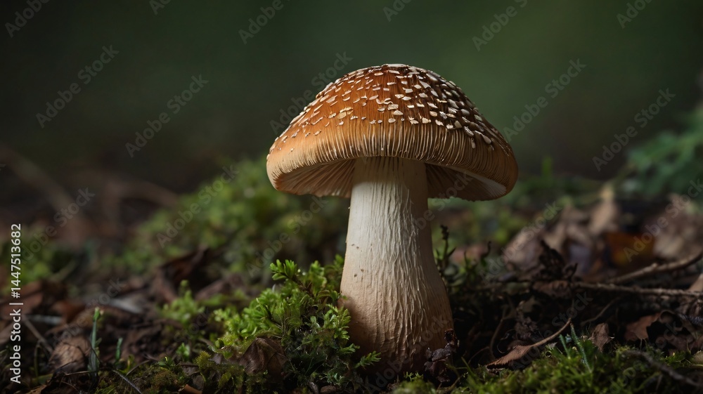 mushroom in the forest mushroom in the forest