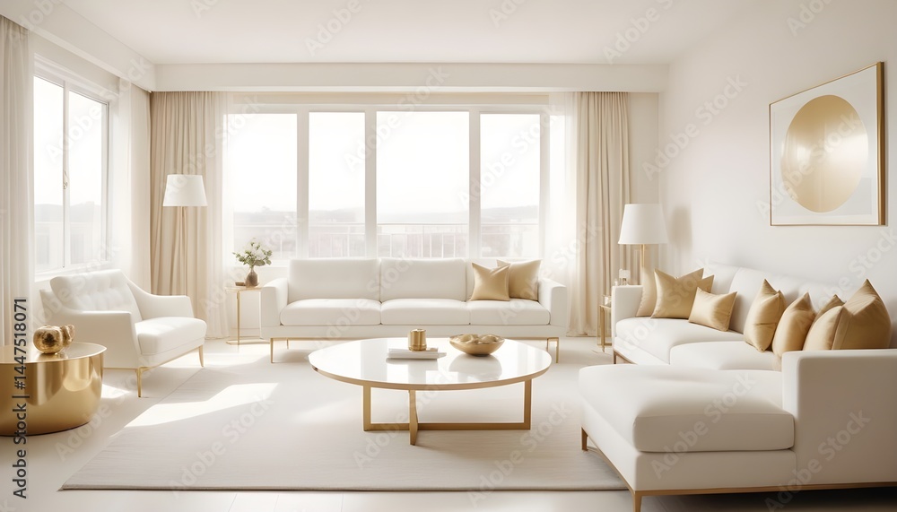 Photo interior modern design room 3d illustration Photo interior modern design room 3d illustration