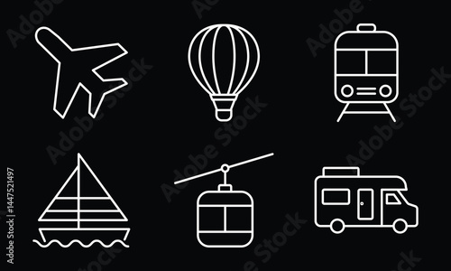 Travel and Direction Icons