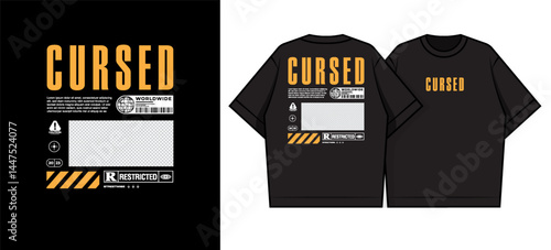 Brutalism Urban streetwear style design templates