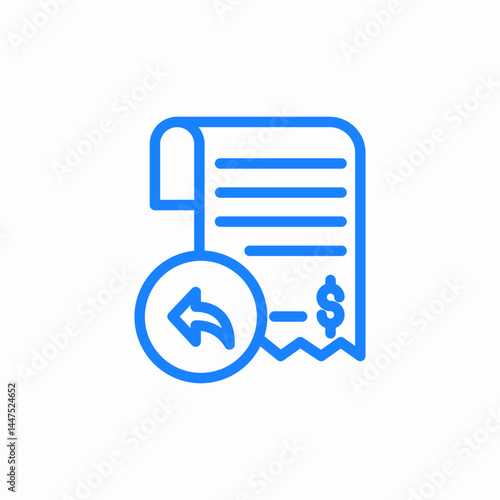 invoice icon icon sign vector