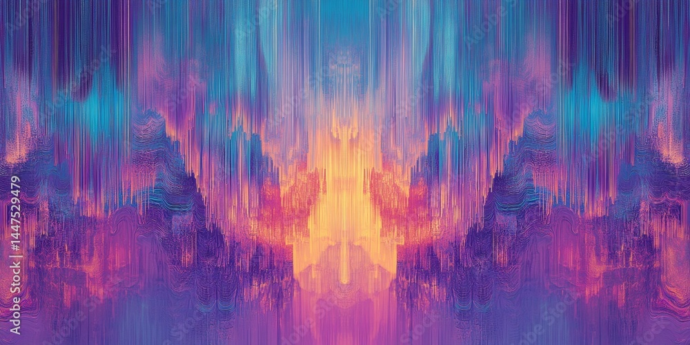 Abstract Colorful Digital Art