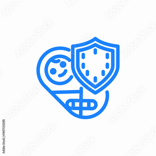 newborn insurance icon sign vector