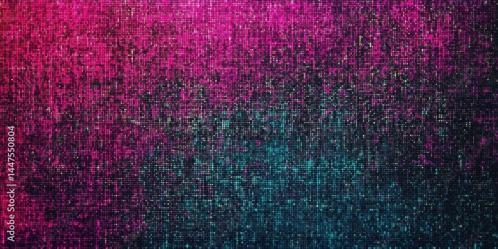 Stunning Digital Pixel Art Gradient Background