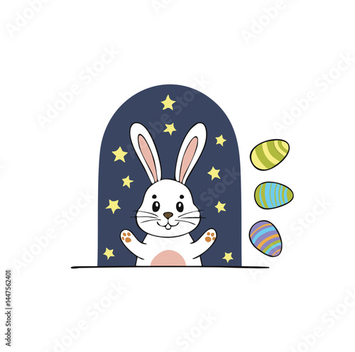 Simple nativity scene of baby Jesus in the manger