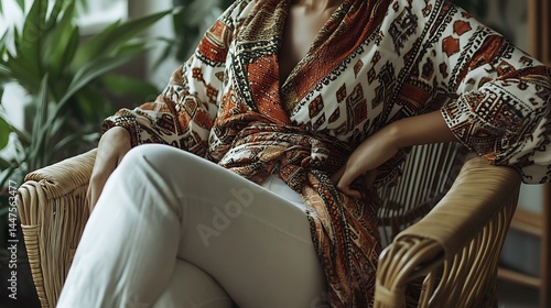 Wallpaper Mural patterned robe Torontodigital.ca