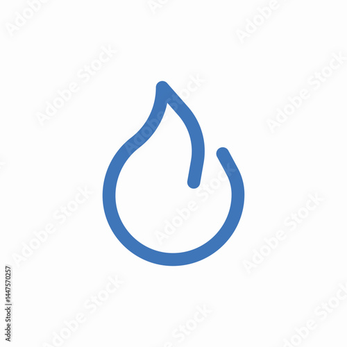fire heat icon sign vector