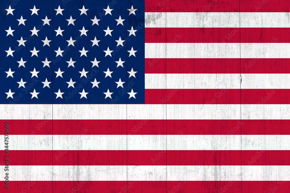 United States flag wooden plank background. Happy Independence Day 4th July. United States flag wooden plank background. Happy Independence Day 4th July.