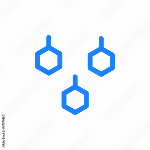 formula chemistry icon sign vector