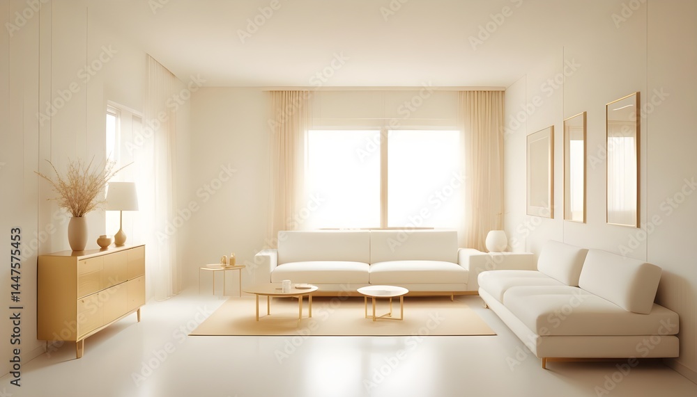 Photo interior modern design room 3d illustration Photo interior modern design room 3d illustration
