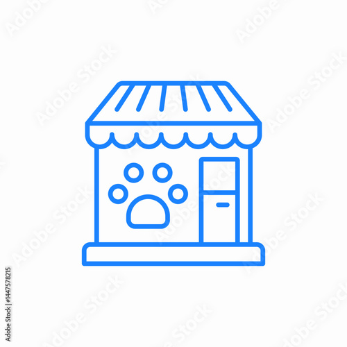 pet shop icon sign vector