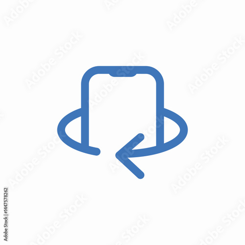 phone clone icon sign vector