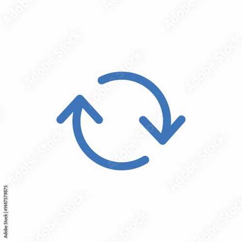 recycle reproduce icon sign vector