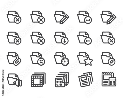 copy icon set