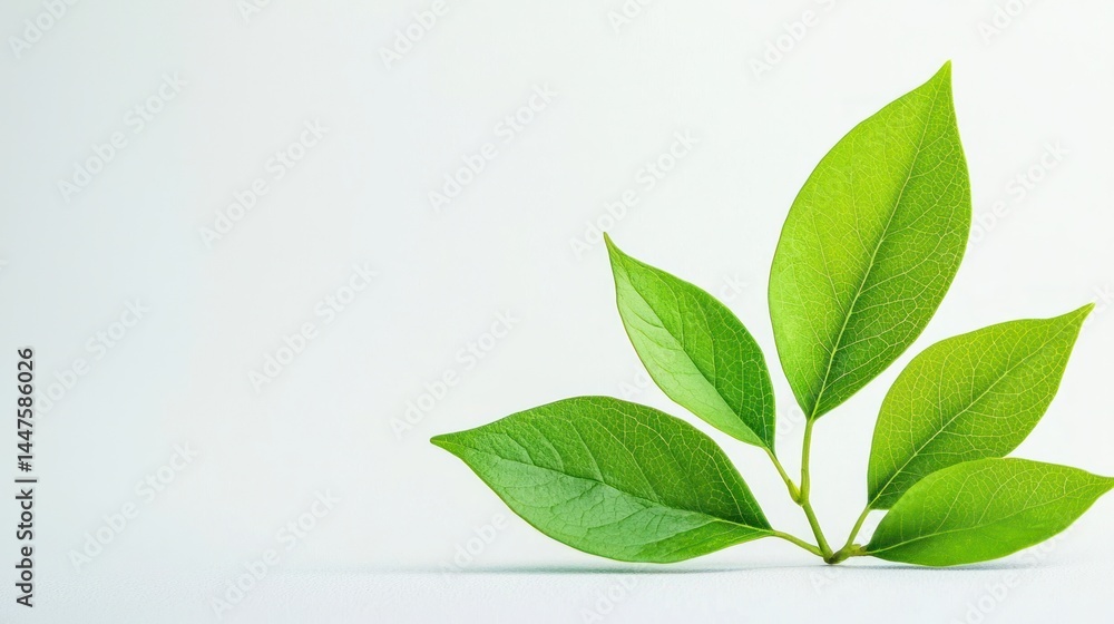 Fototapeta premium Botany isolated on white background