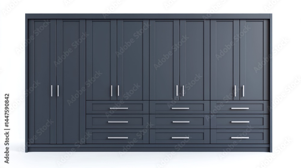 Fototapeta premium Built-in storage isolated on white background