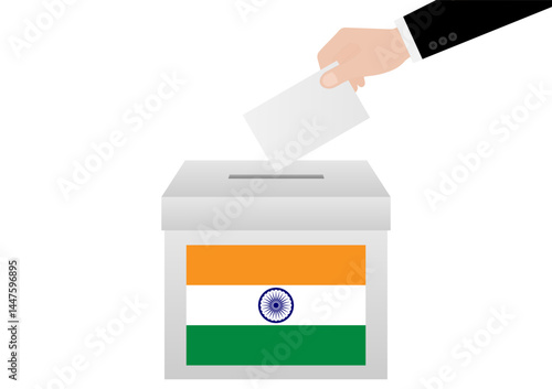 Election in the India. Election Concept. Vector Illustration.