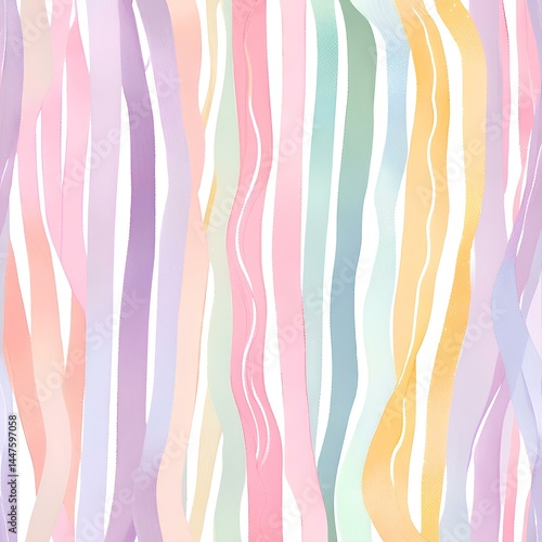 cute ribbon pattern background