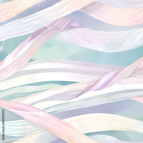 cute ribbon pattern background