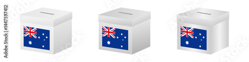 Election in the Australia. Election Concept. Vector Illustration.