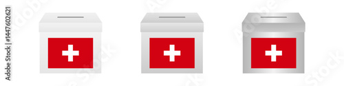 Election in the Switzerland. Election Concept. Vector Illustration.