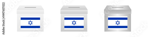 Election in the Israel. Election Concept. Vector Illustration.