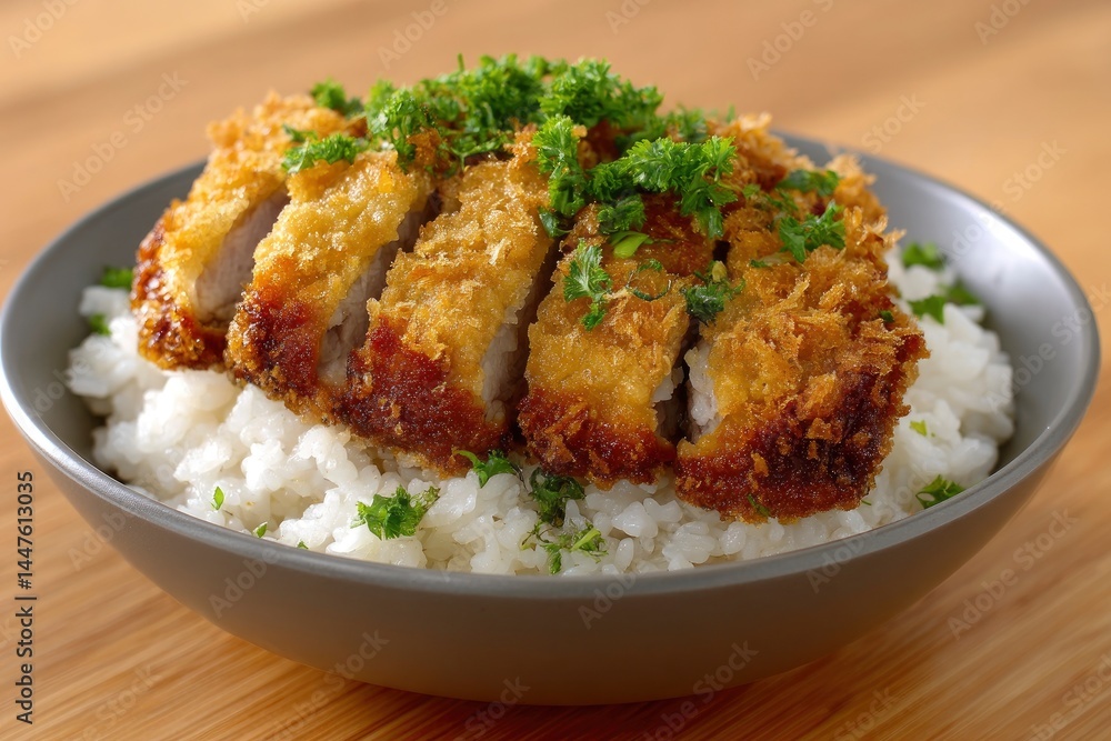 Fried Pork Cutlet with Rice Fried Pork Cutlet with Rice