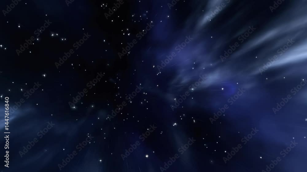 Celestial Canvas: A breathtaking display of cosmic wonders, an abstract depiction of the boundless night sky, inviting viewers to contemplate the universe's infinite mysteries.