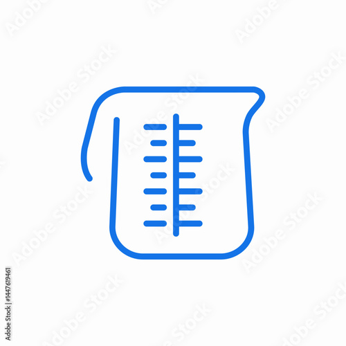liquid volume measure icon sign vector