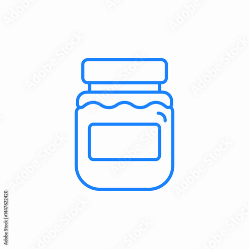 mason jar icon sign vector