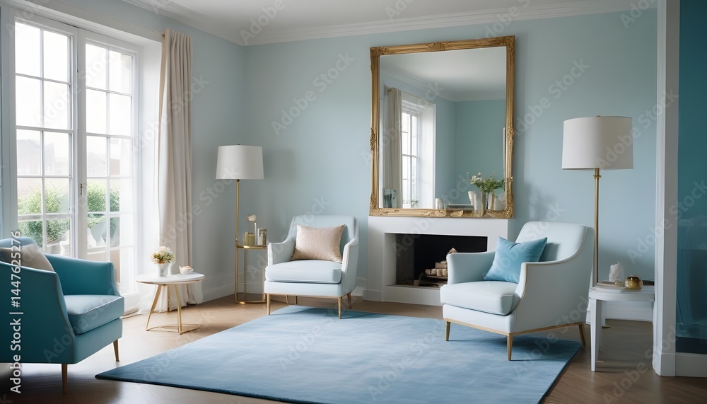 Photo interior modern design room 3d illustration Photo interior modern design room 3d illustration