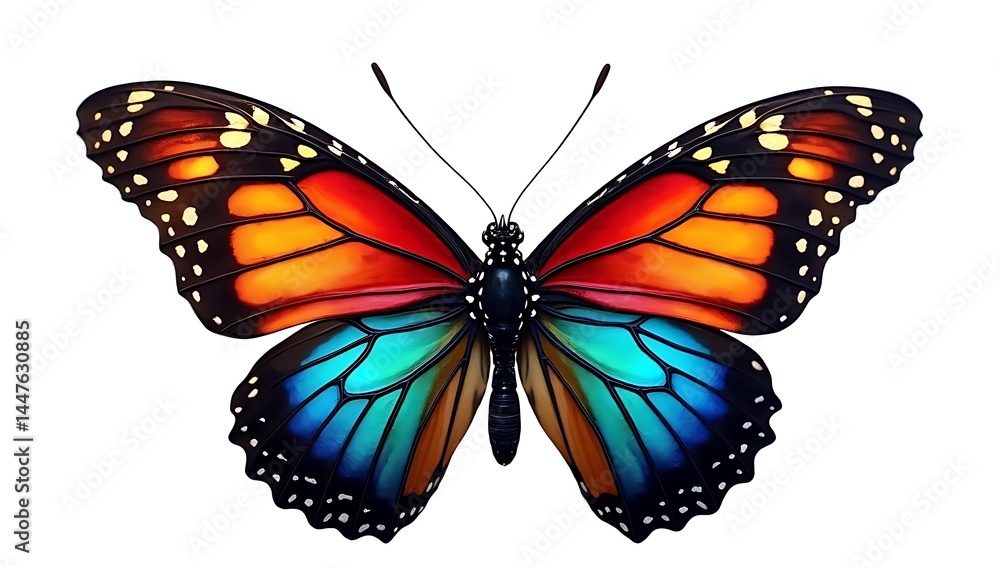 Obraz premium butterfly on white