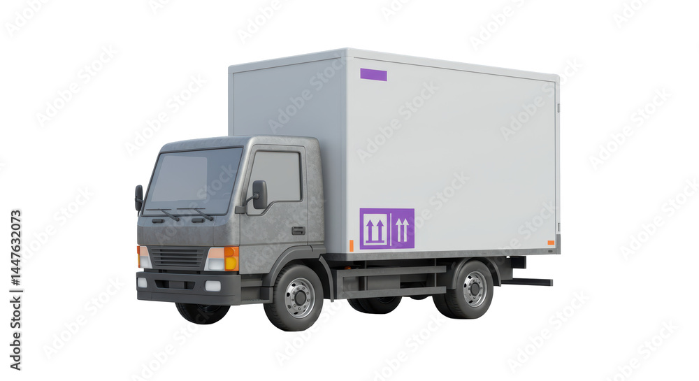 Isolated Truck for delivery Isolated Truck for delivery