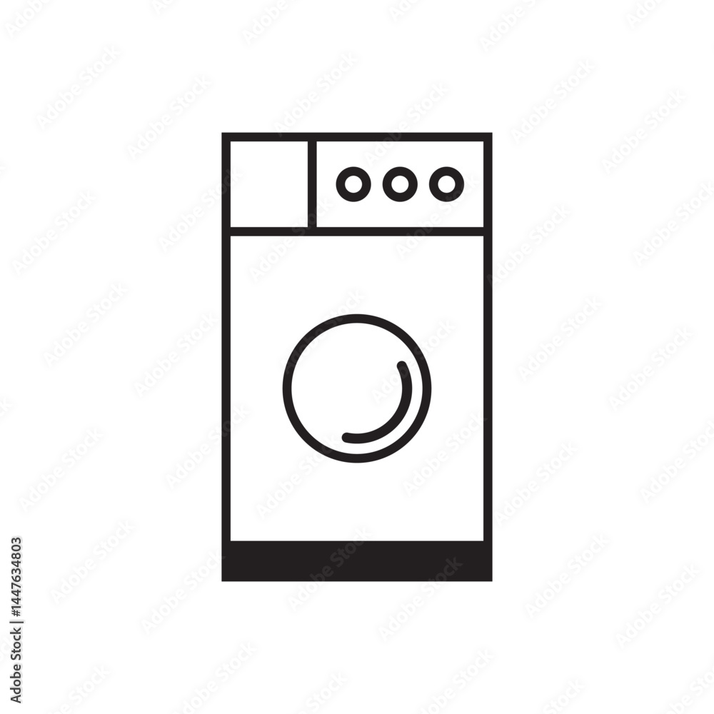 washing machine icon washing machine icon