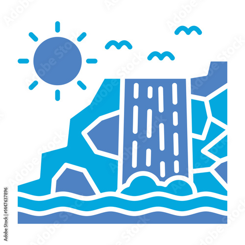 Waterfall Icon