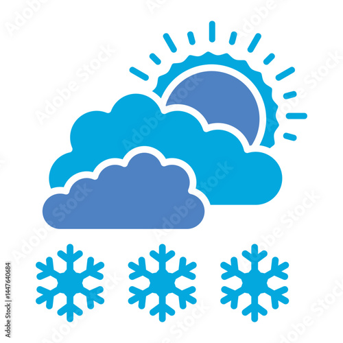 Snowy day Icon