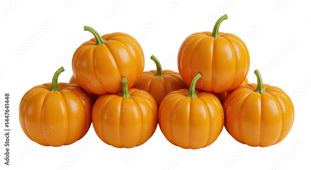 Isolated Pumpkins Isolated Pumpkins