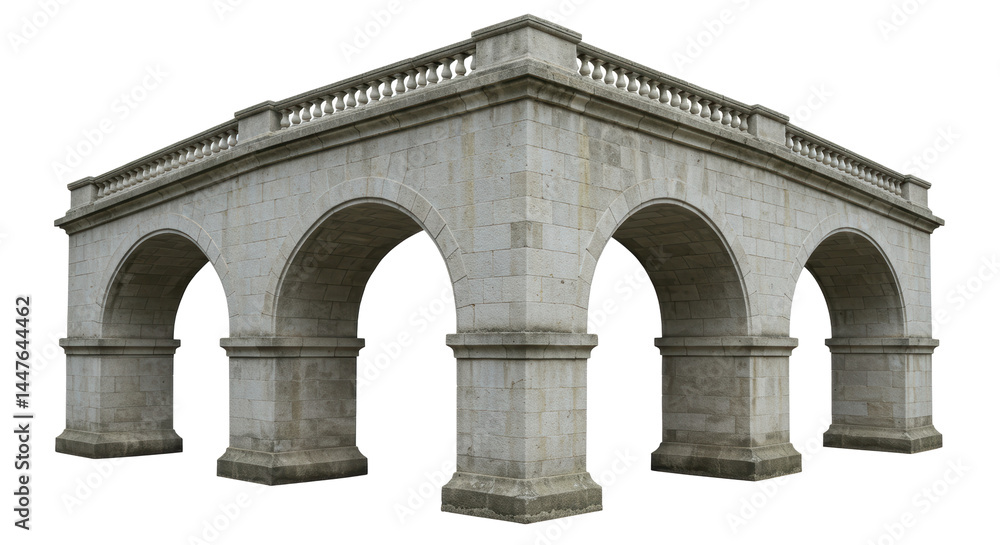 Isolated Stone Aqueduct Structure