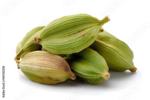 Wallpaper Mural Cardamom Pods on White Background Torontodigital.ca